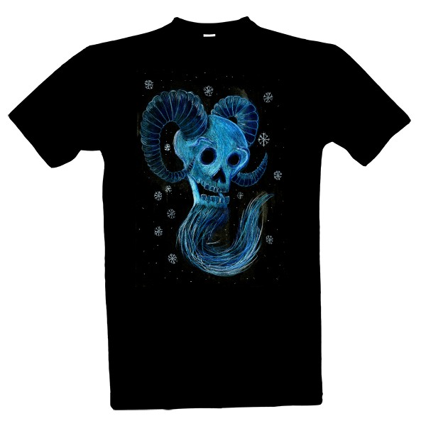 Blue skull