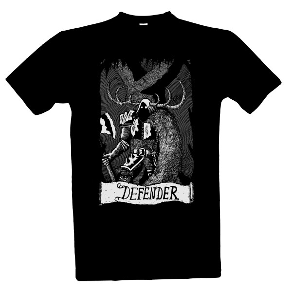 Tričko s potiskem Defender
