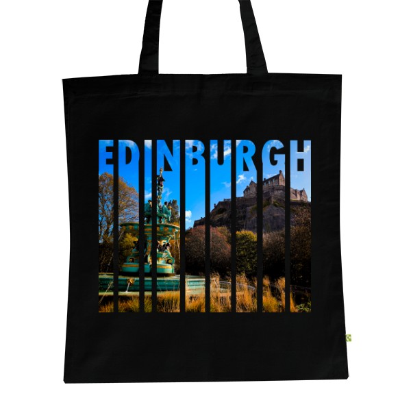 BIO Shopping Bag Edinburgh - coloured photography
