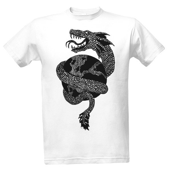 Tričko s potlačou Jörmungandr