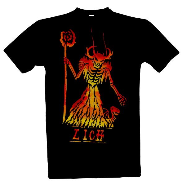 Tričko s potiskem Lich