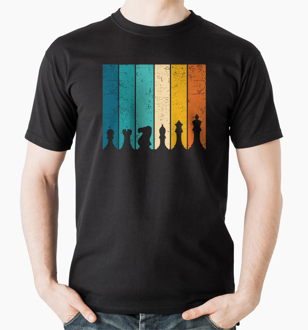 Tričko s potiskem Šachové tričko šachy