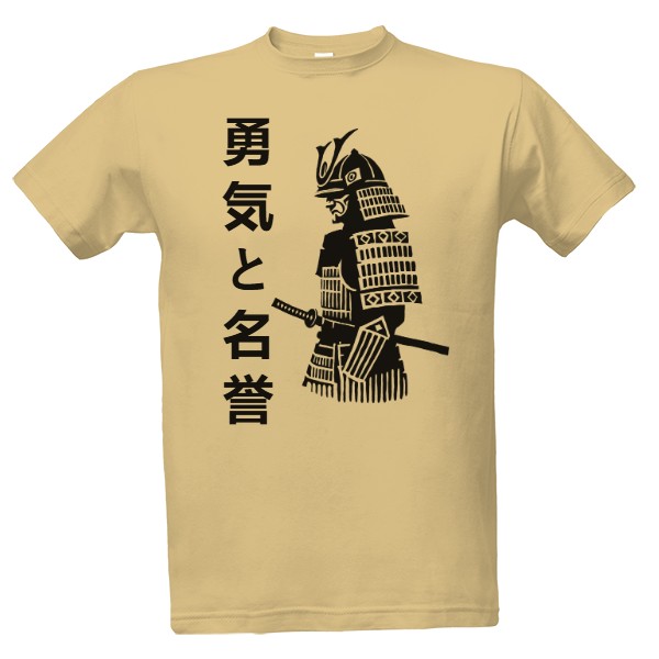 T-shirt Samurai bravery And honor tribal