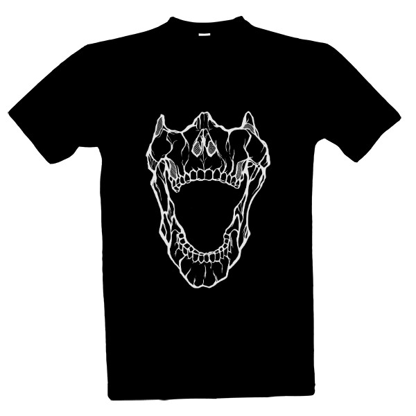 Tričko s potlačou SKULL