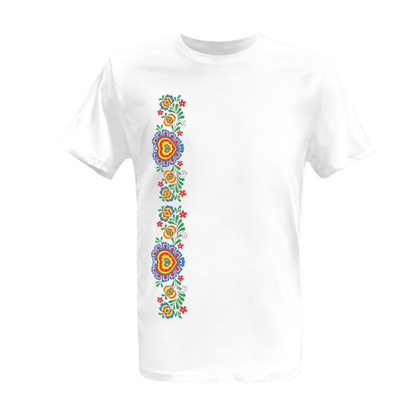 Tričko s potiskem Lidový, folklorní motiv, ornament