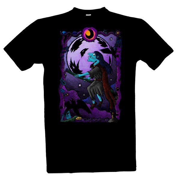 Witch with ravens T-shirt